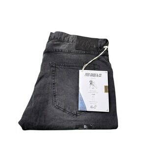 PRPS Windsor Tapered Skinny Stretch Black Jeans Mens 40x34 NWT
